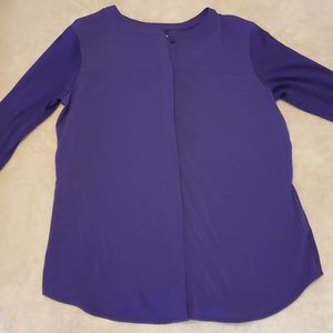 Van Heusen S, women's purple top